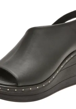 Sandale GRYXX negre, 1914289, din piele naturala imagine