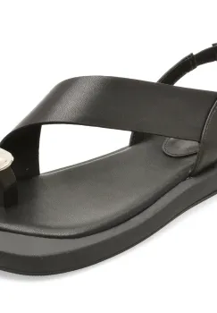 Sandale GRYXX negre, LD1025, din piele naturala imagine