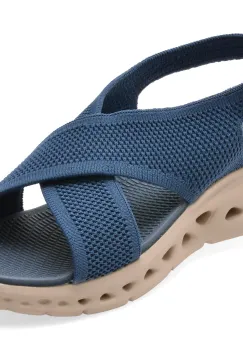 Sandale IMAGE albastre, 9128, din material textil imagine