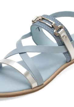 Sandale IMAGE albastre, 943, din piele ecologica imagine