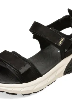 Sandale JEEP negre, 61540, din material textil imagine