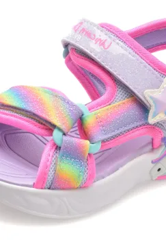 Sandale SKECHERS mov, UNICORN DREAMS SANDAL, din material textil imagine