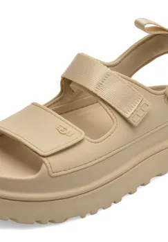 Sandale UGG bej, GOLDEN GLOW, din piele ecologica imagine