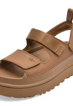 Sandale UGG maro, GOLDEN GLOW, din piele ecologica imagine