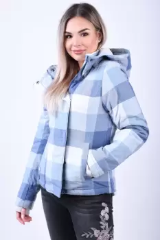 Geaca dama scurta de culoare bleu imagine