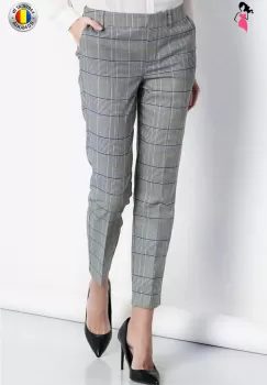 Pantalon Xara lung pana carouri imagine