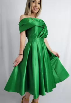 Rochie de ocazie midi din tafta imagine