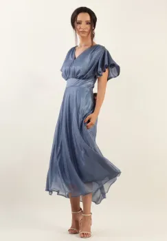 Rochie eleganta din voal cu sclipici imagine