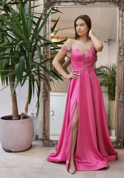 Rochie eleganta lunga din tafta imagine