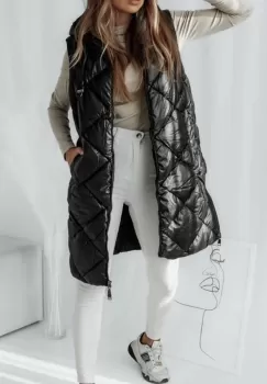 Vesta dama neagra de lungime medie imagine