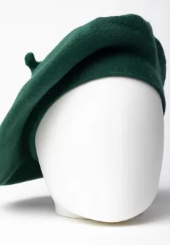 Bereta verde Gucci clasica, chic, din bumbac si lana imagine