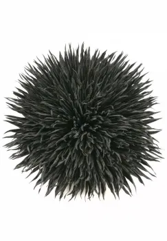 Brosa dama floare volumetrica bej neagra imagine