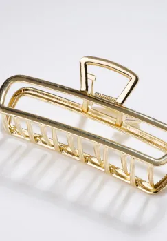 Clama par metalica dreptunghiulara, aurie imagine