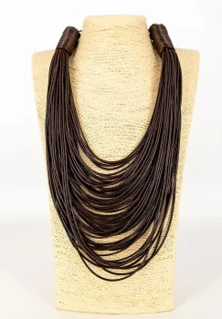 Colier lung multisir maro ,   design fluid, elegant imagine