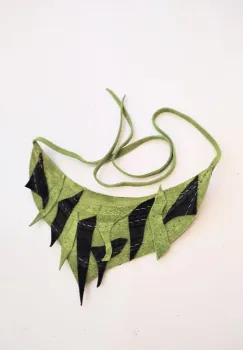 Colier Olive din piele naturala imagine