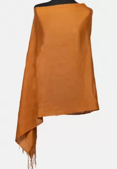 Esarfa capuccino din cashmere subtire dreptunghiulara imagine