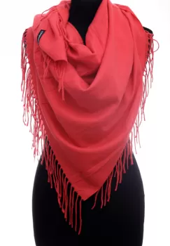 Esarfa corai patrata din material gros tip cashmere imagine