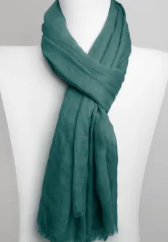 Esarfa dreptunghiulara din matase si vascoza, tucoaz inchis imagine