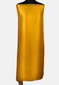 Esarfa dreptunghiulara galben mustar, din matase imagine