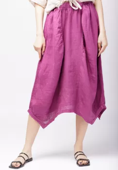 Fusta din in mov, in colturi, cu aspect de salvari imagine