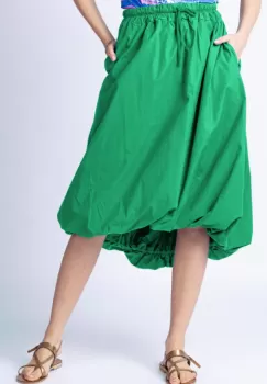 Fusta gogosar din bumbac, verde imagine