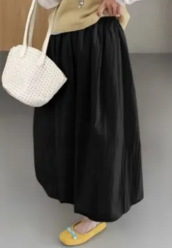 Fusta gogosar neagra, fluida, cu dublura in interior imagine