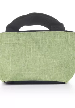 Gentuta cosmetice din material textil panzat, verde imagine