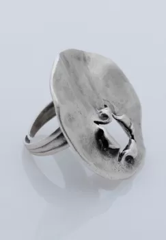 Inel din zamac cu forma rotunda imagine