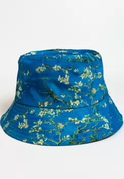 Palarie unisex cu doua fete imprimata cu reproducere dupa Migdal Inflorind de Van Gogh imagine