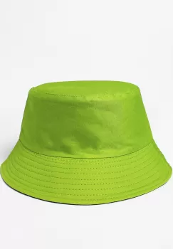 Palarie unisex cu doua fete verde praz si negru, din bumbac imagine