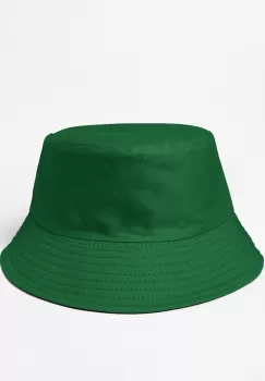 Palarie unisex cu doua fete, verde si negru, din bumbac imagine
