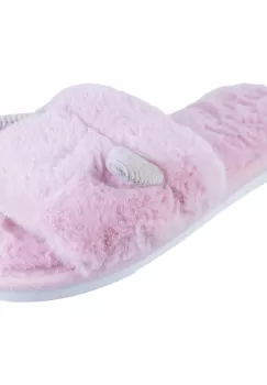Papuci de casa roz cu urechiuse mici imagine
