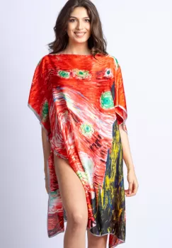 Poncho din Matase imagine