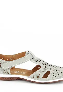 Balerini gri din piele naturala CXWL2118 M5 imagine