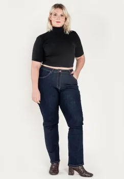 Blugi dama regular fit marimi mari Nina Carter indigo P612-18  M10 imagine