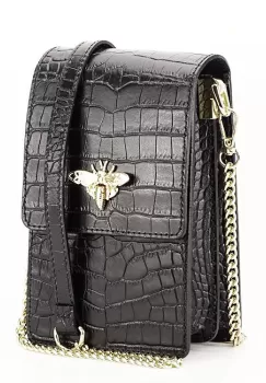 Borseta neagra din piele naturala 1525 123 imagine