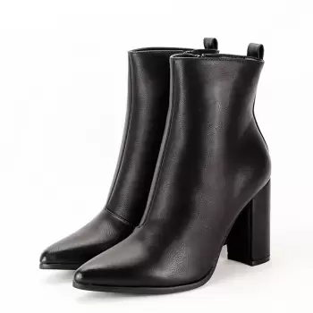 Botine negre elegante Inna imagine