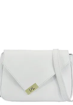 Geanta alba din piele naturala 8911 128 imagine