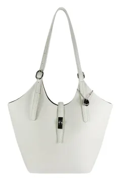 Geanta alba mare cu borseta detasabila DIANACO DTL706-3 16 imagine