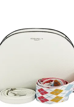 Geanta alba medie FloraCO Paris H3688 14 imagine