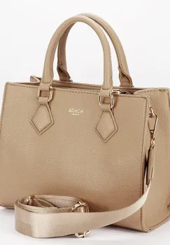 Geanta bej casual Acacia Paris G-24256 15 imagine