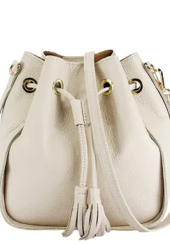 Geanta bej din piele naturala 1110 125 imagine