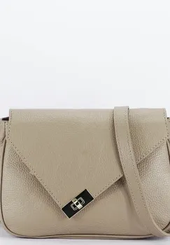 Geanta bej din piele naturala 8911 128 imagine