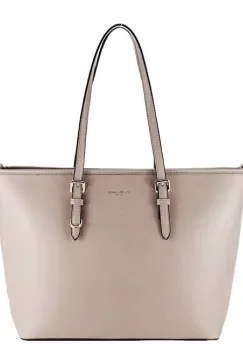 Geanta bej FloraCo Paris de talie mare F1808 16 imagine