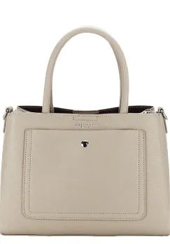 Geanta bej FloraCO Paris F8518 11 imagine