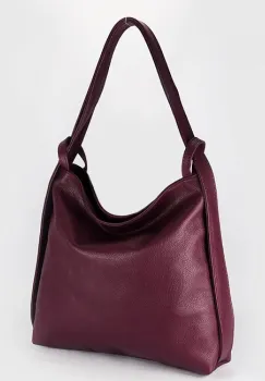 Geanta bordo din piele naturala 2 in 1 8919 132 imagine