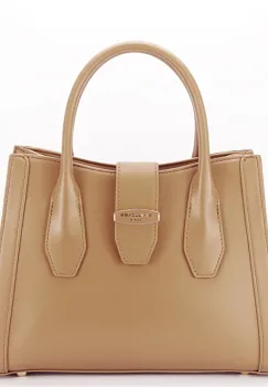 Geanta camel medie David Jones Paris 7187-1 11 imagine