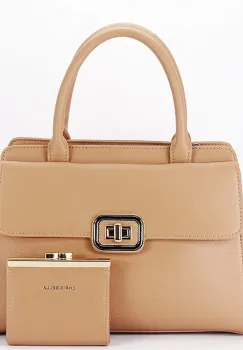 Geanta camel Premium cu portofel CB2425-2 13 imagine