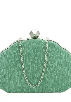 Geanta clutch cu sclipici BHY-5041 05 Verde imagine