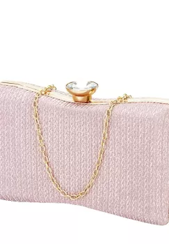 Geanta clutch cu sclipici BJH-22718 05 Roz imagine